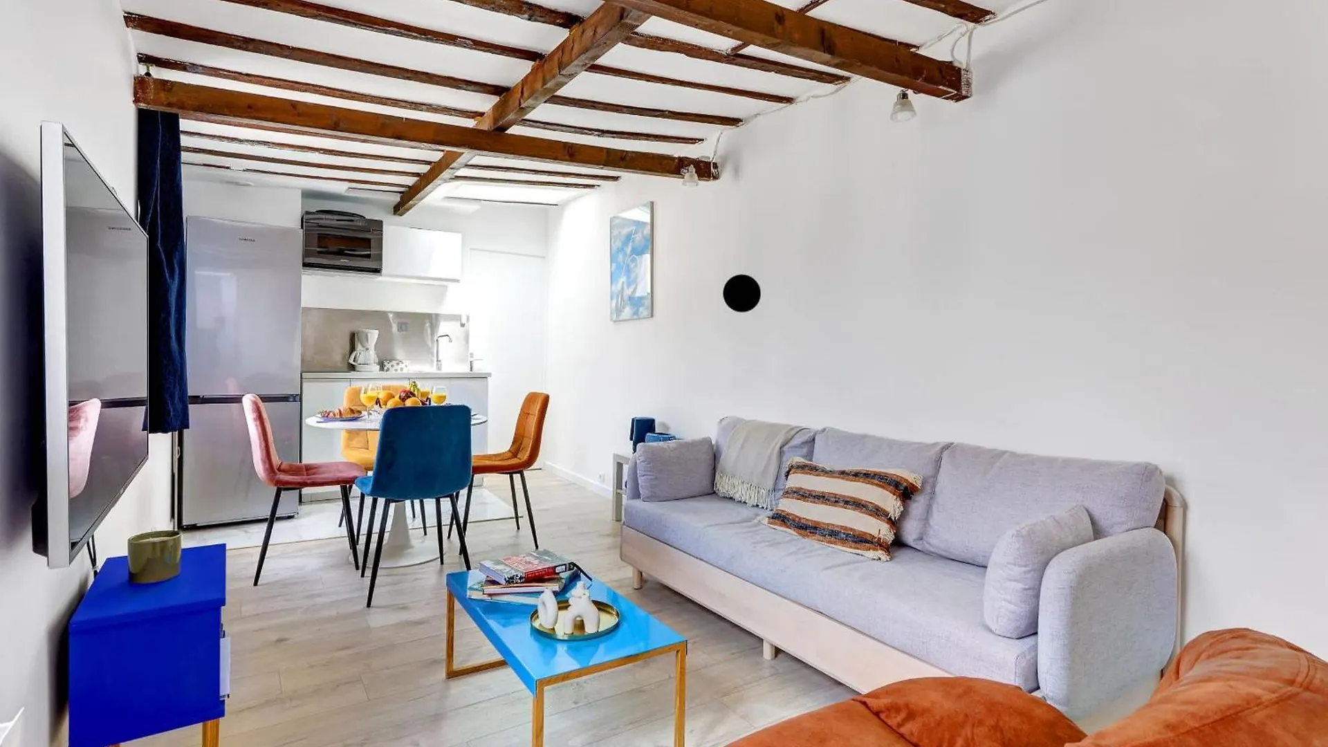 Chic 1Br Steps From Montorgueil & Le Marais Apartment Paris